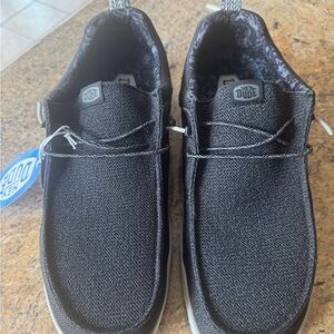 Hey Dude Black Loafers Slip-Ons Casual